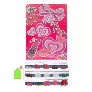 Pink Hearts & Bows Diamond Art Kit TikTok Viral